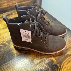 Kenzie Brown‎ Lace Up Boots Size 7